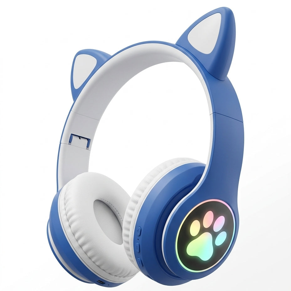 Cat Ear Wireless Bluetooth Headphones for Girls
