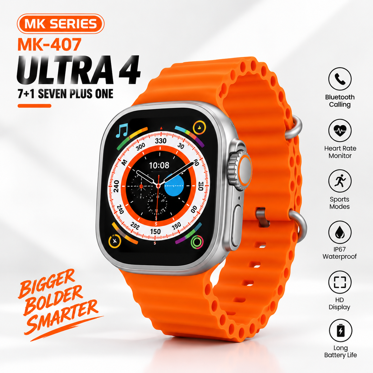 MK-407 Ultra 4 Smartwatch – 7+1