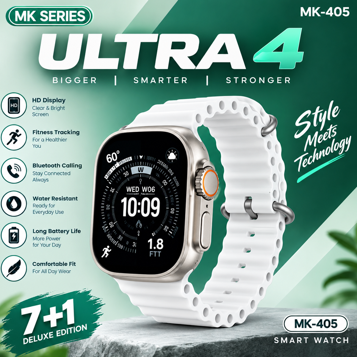 MK-405 Ultra 4 Smartwatch Premium Quality