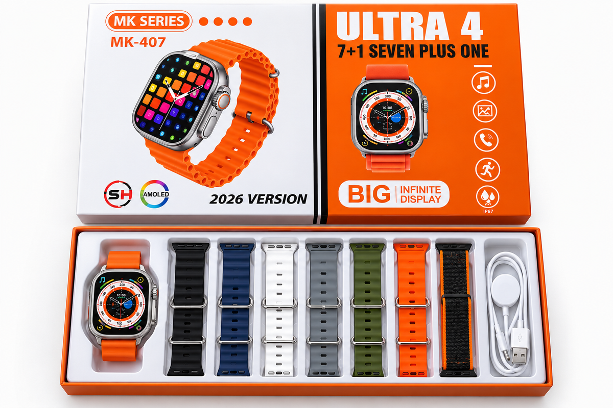 MK-407 Ultra 4 Smartwatch – 7+1